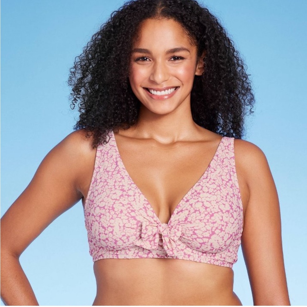 NWT Women’s Floral Print Underwire Bikini Top - Kona Sol